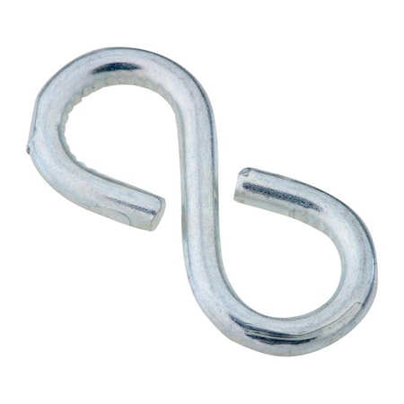 Homecare Products 1.12 in. Steel Closed S-Hook - Zinc Plated, 6PK HO3302564